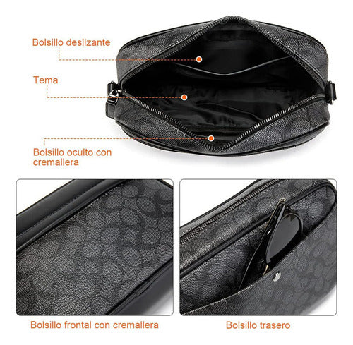 Bolso de Hombro Bandolera de Cuero de Alta Calidad