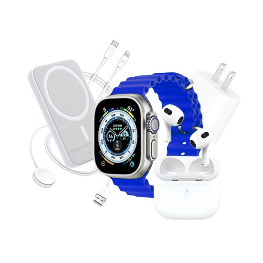 Combo Smartwatch + Powerbank + Audifonos X8 - Tecnología y Comodidad en un Solo Paquete