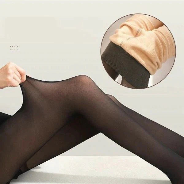 Medias  Termicas Translucida -¡Descubre el Secreto para Mantener tus Piernas Calientes y Hermosas este Invierno!
