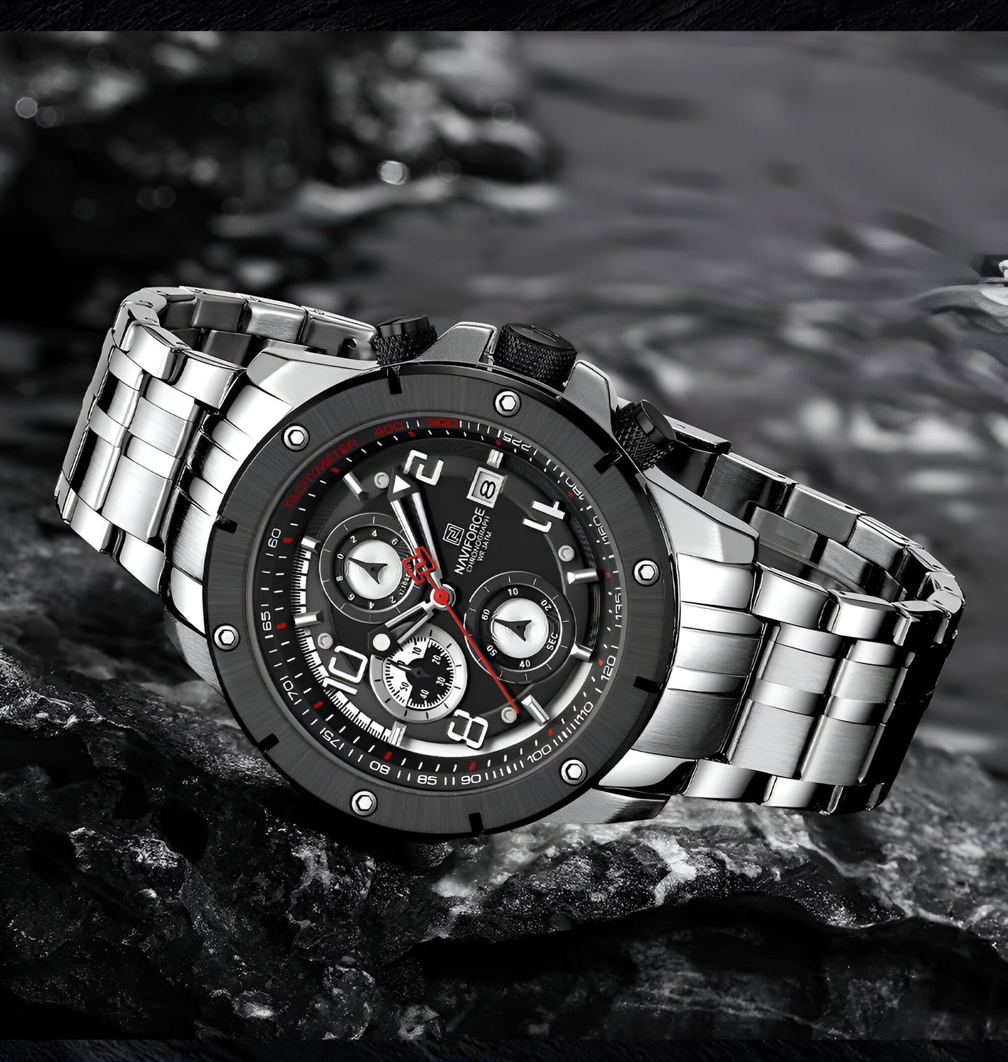 Reloj Naviforce Casual Nf8056 Crono Hombre