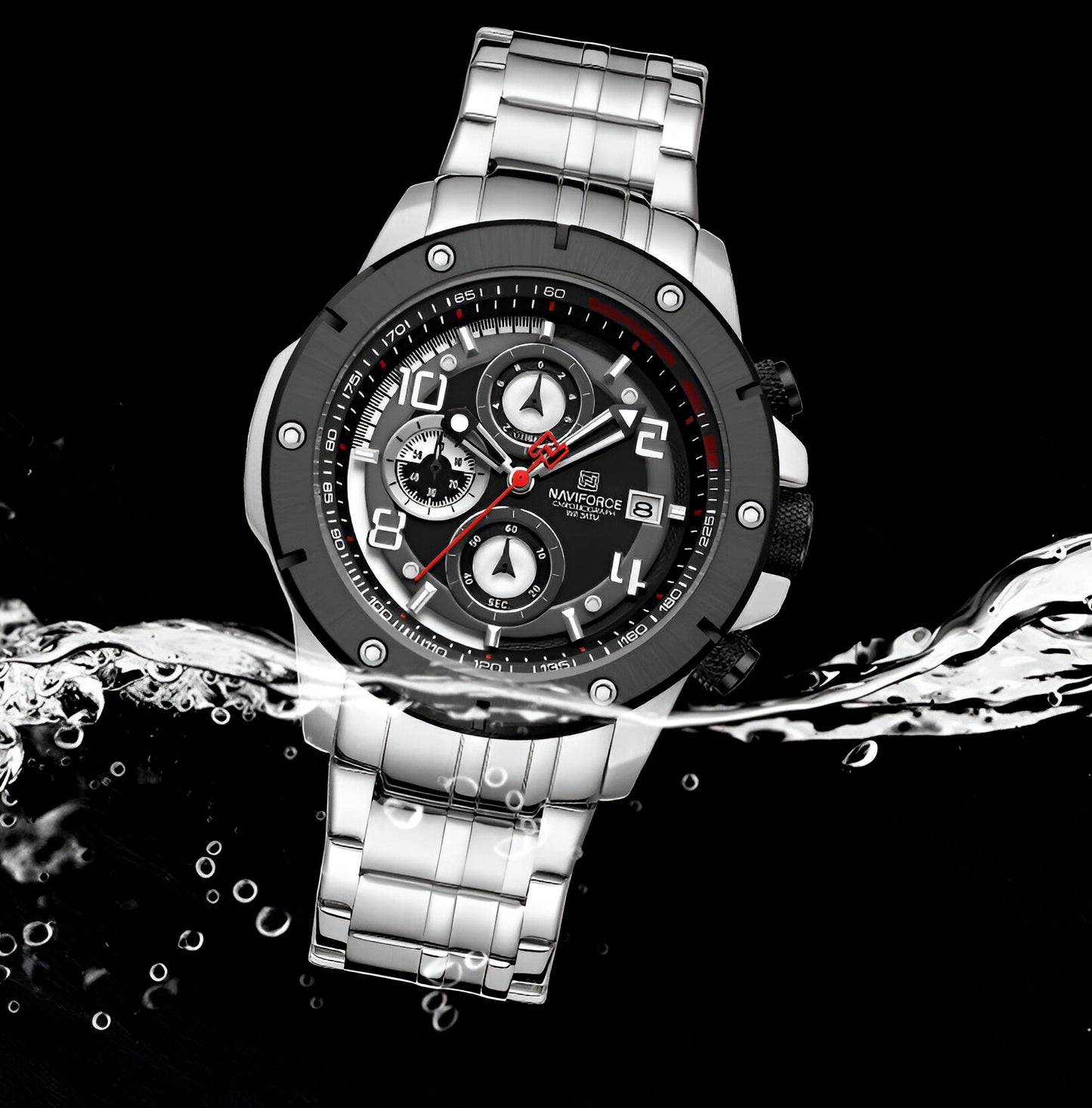Reloj Naviforce Casual Nf8056 Crono Hombre