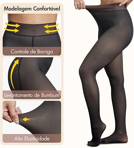 Medias  Termicas Translucida -¡Descubre el Secreto para Mantener tus Piernas Calientes y Hermosas este Invierno!