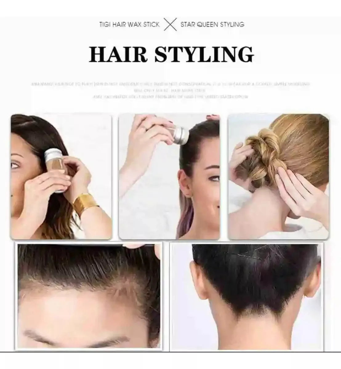 Cera Para Cabello En Barra Antifrizz